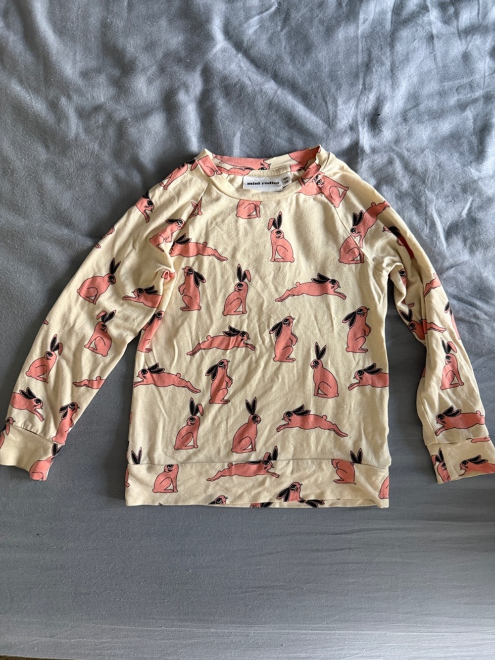 Mini Rodini Bunny Print top